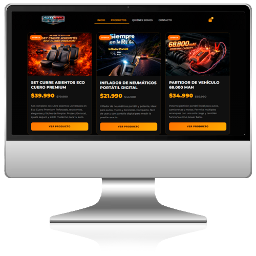 Captura del sitio web AutoProtech
